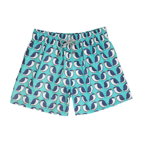 Traje De Baño WAVE Motion Pingüinos Aqua