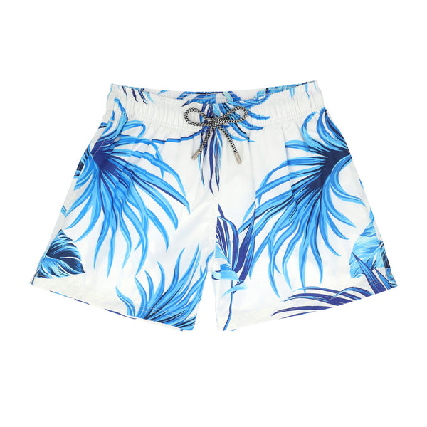 Traje De Baño WAVE Motion Palmas Blanco