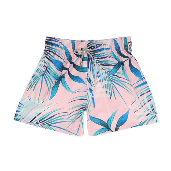 Traje De Baño WAVE Motion Hojas Tropicales Rosa