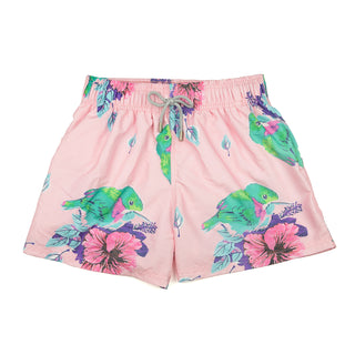 Traje De Baño Wave Motion Flor Hibisco Candy Pink