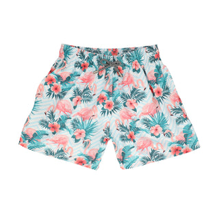 Traje De Baño WAVE Motion Flamencos Tropical Azul Celeste