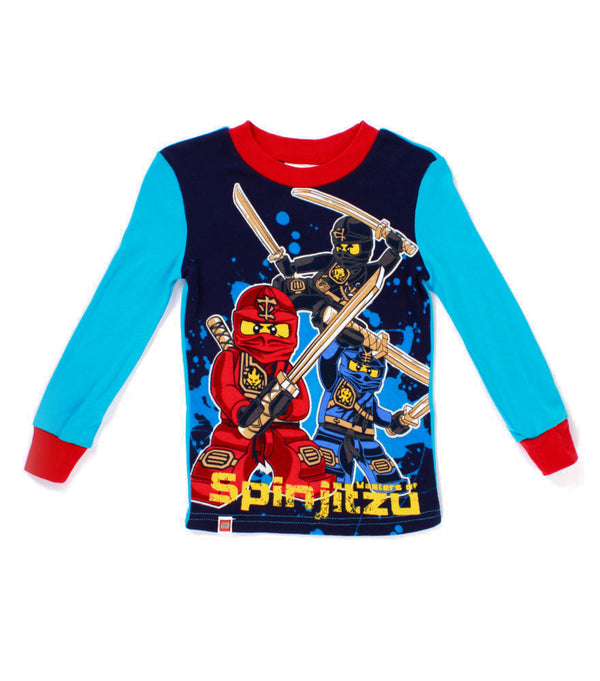 Pijama Lego Ninjago Spinjitzu Rojo y Azul