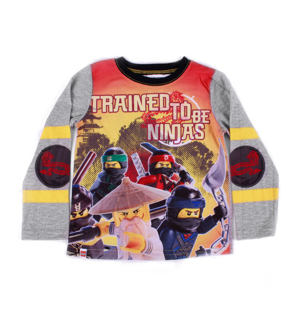 Pijama Lego Ninjago Negro Con Gris