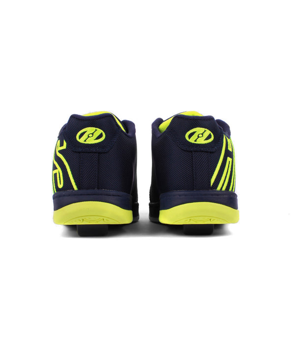 Tenis Patín Heelys Azul Marino Con Amarillo
