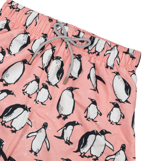 Traje De Baño Wave Motion Pingüinos Peach