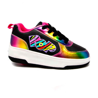 Tenis Patín Heelys Negro Multicolor