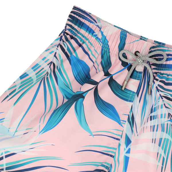 Traje De Baño WAVE Motion Hojas Tropicales Rosa