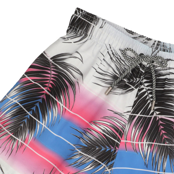 Traje De Baño WAVE Motion Hojas Tropicales Blanco