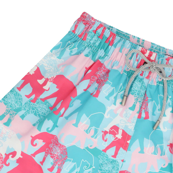 Traje De Baño WAVE Motion Elefantes Azul