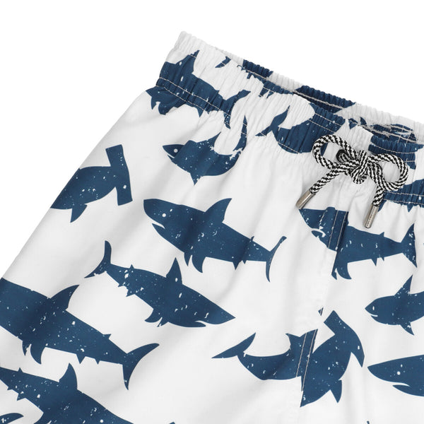 Traje De Baño WAVE Motion Tiburones Blanco