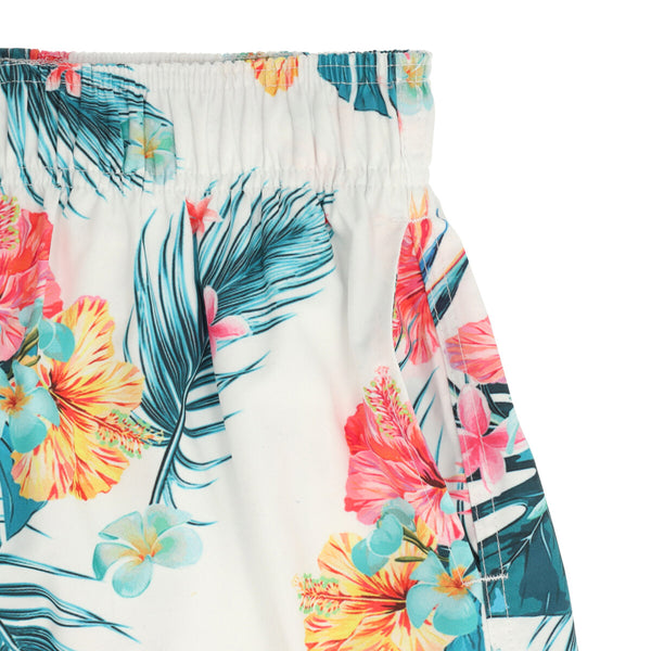 Traje De Baño WAVE Motion Floral Blanco