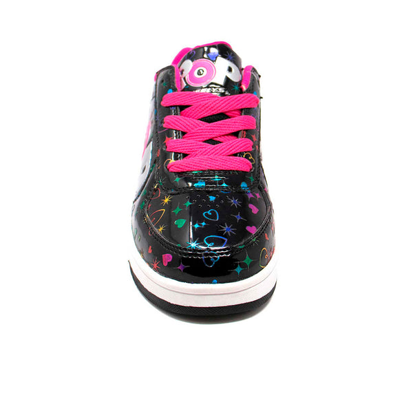 Tenis Patín Heelys Corazones Negro