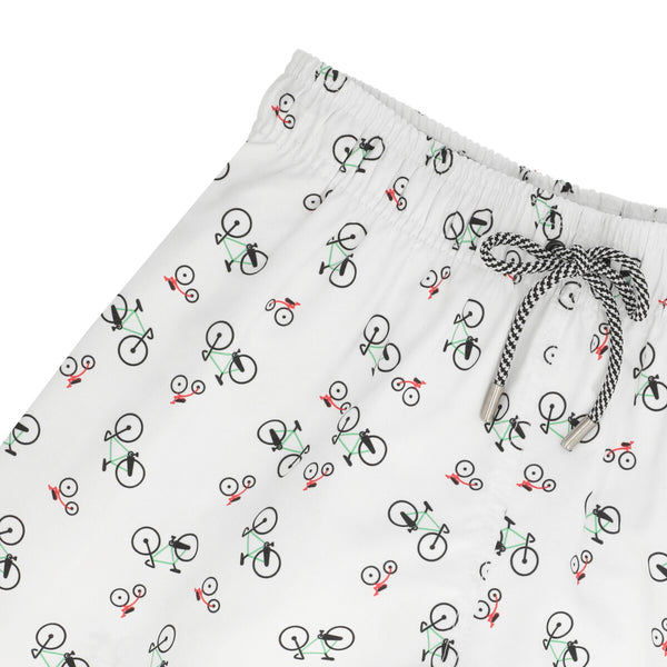 Traje De Baño WAVE Motion Bicicleta Blanco