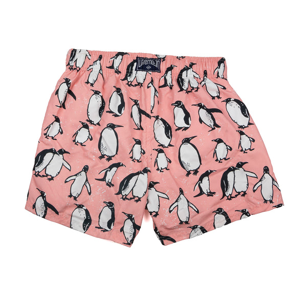 Traje De Baño Wave Motion Pingüinos Peach