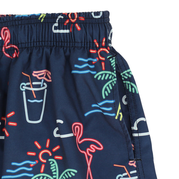 Traje De Baño WAVE Motion Tropical Night Azul Marino