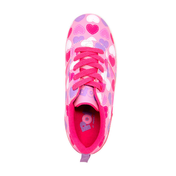 Tenis Patín Heelys Rosa Corazones