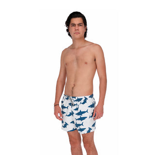 Traje De Baño WAVE Motion Tiburones Blanco
