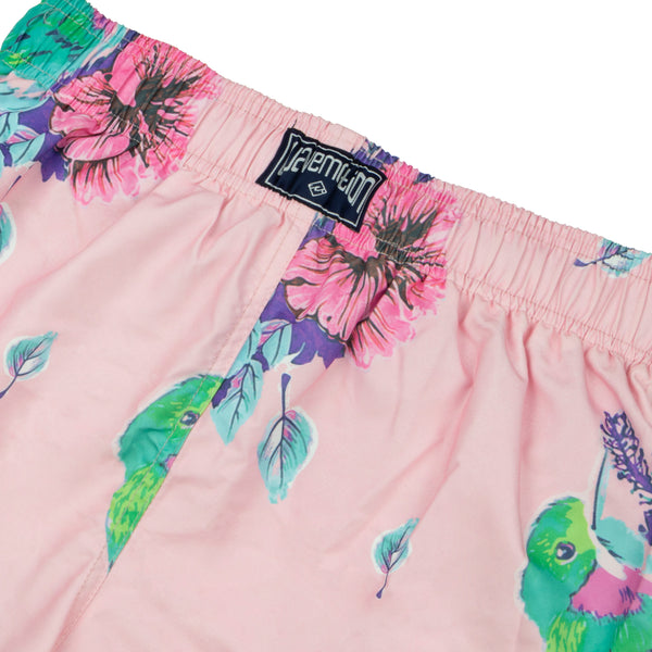 Traje De Baño Wave Motion Flor Hibisco Candy Pink