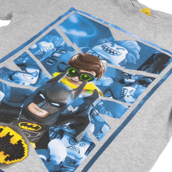 Playera Lego Batman Y Villanos Gris