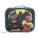 Kit Mochila Lego Batman Y Robín Negro
