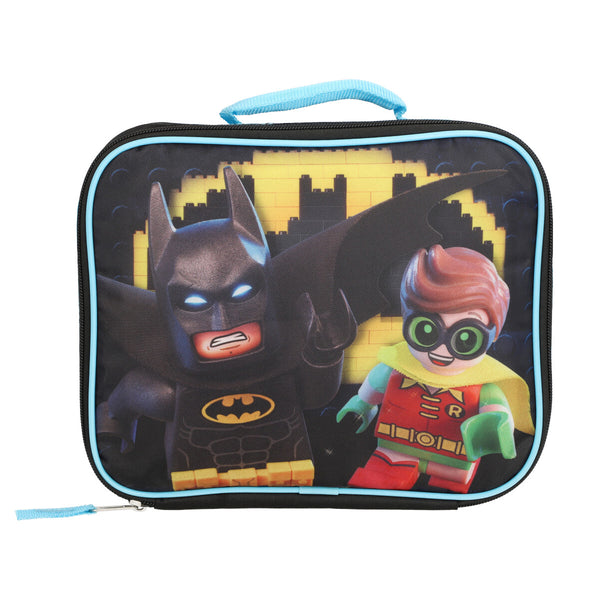 Kit Mochila Lego Batman Y Robín Negro