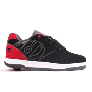 Tenis Patín Heelys Negro Con Rojo