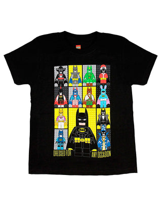 Playera Para Niño Lego Batman Dress For Any Ocasión Negro