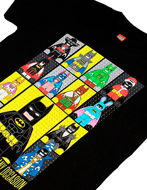 Playera Para Niño Lego Batman Dress For Any Ocasión Negro