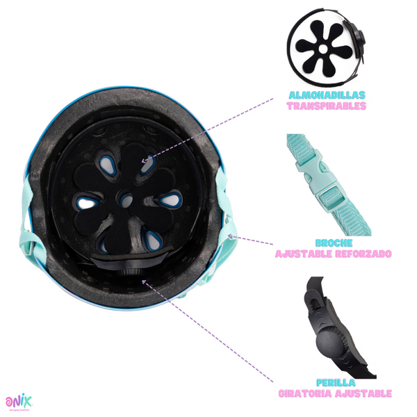 Kit Para Niña de Protección Onix Azul