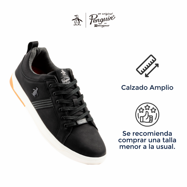 Tenis Original Penguin Style Jared Negro