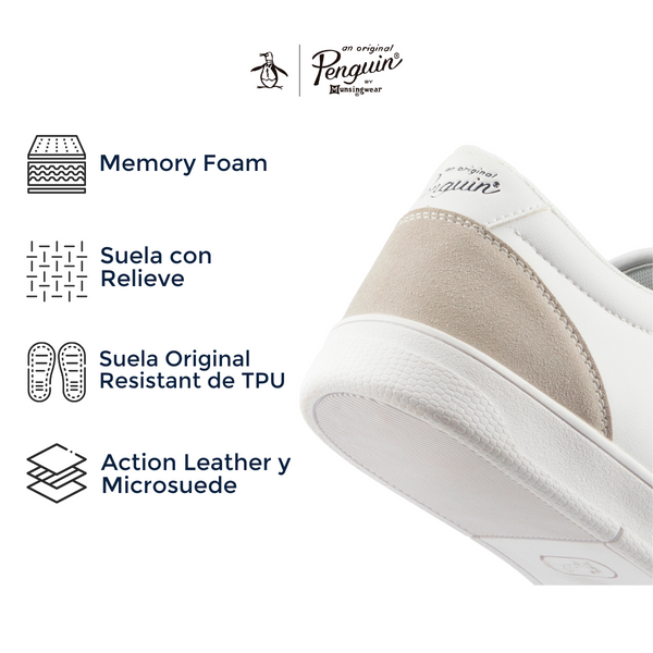 Tenis Original Penguin Style Jules Blanco
