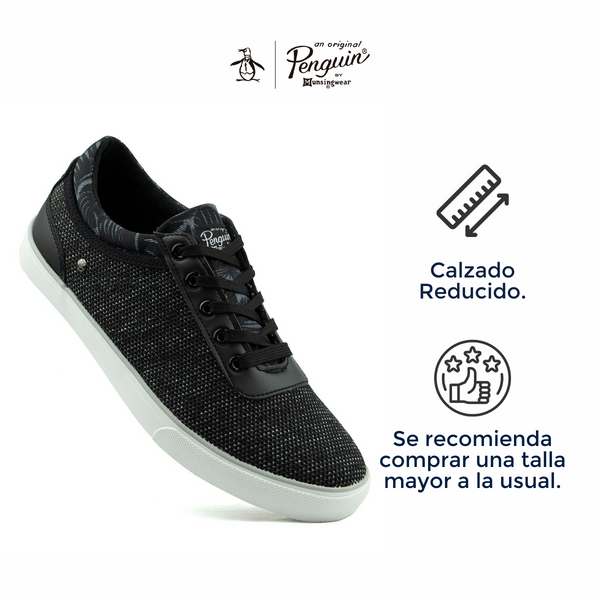 Tenis Para Hombre Original Penguin Style Vulc Gris Flowers