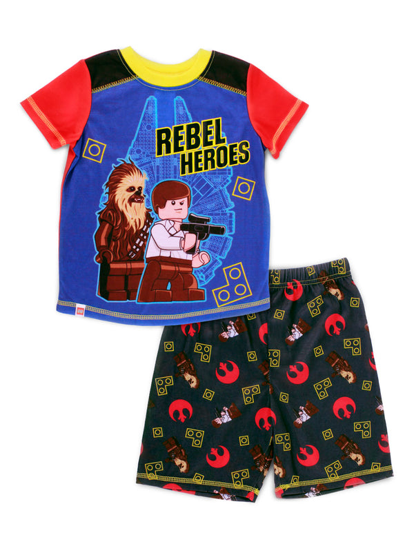 Pijama Para Niño Lego Star Wars Rebel Heroes Poly Azul
