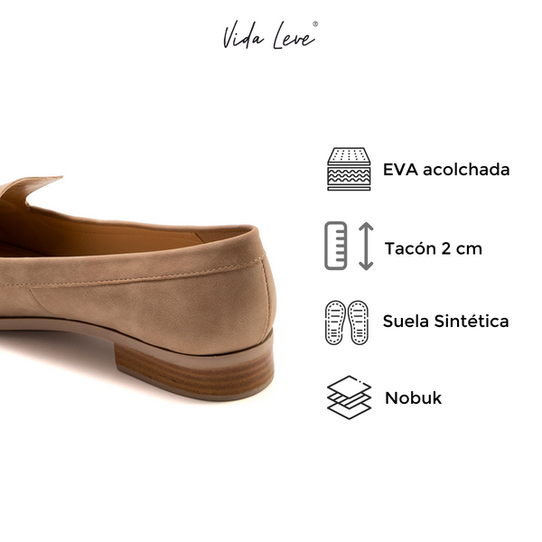 Mocasín Para Mujer Vida Leve Style Gema Maquillaje