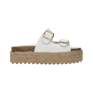 Sandalia Para Mujer Vida Leve Pia Plataforma Blanco