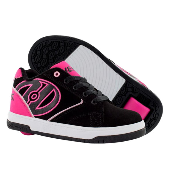 Tenis Patín Heelys Negro Con Rosa