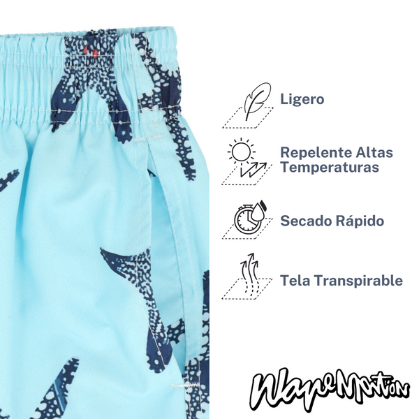 Traje De Baño WAVE Motion Azul Charlotte