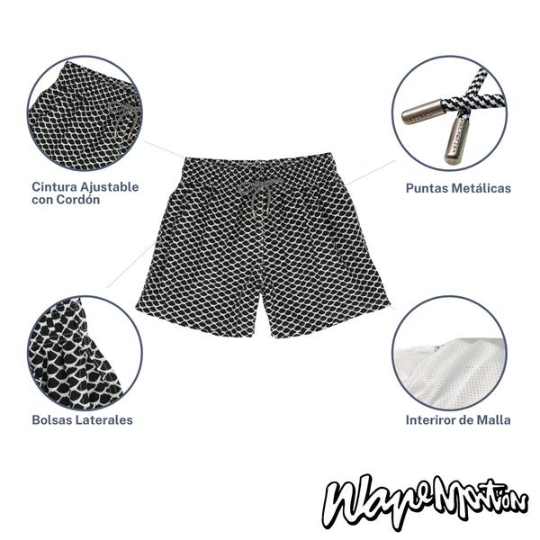 Traje De Baño WAVE Motion Negro