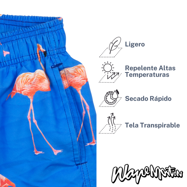 Traje De Baño Wave Motion Flamenco Diva Blue