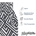 Traje De Baño WAVE Motion Rombos Negro