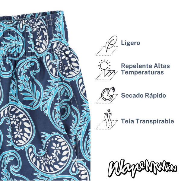 Traje De Baño WAVE Motion Azul Fiordo