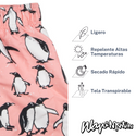 Traje De Baño Wave Motion Pingüinos Peach