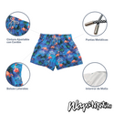 Traje De Baño Wave Motion Flamencos Azul Marino