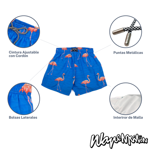 Traje De Baño Wave Motion Flamenco Diva Blue