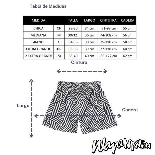 Traje De Baño WAVE Motion Rombos Negro