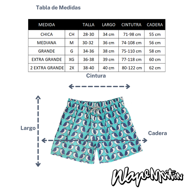 Traje De Baño WAVE Motion Pingüinos Aqua