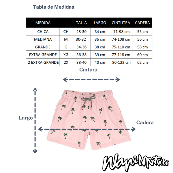 Traje De Baño WAVE Motion Palmas Rosa