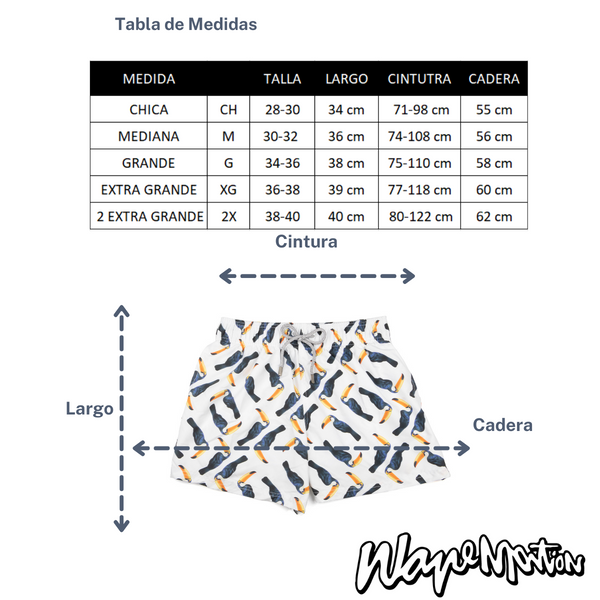 Traje De Baño Wave Motion Tucanes Blanco