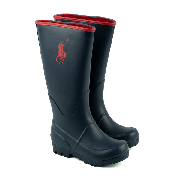 Botas Lluvia Para Niño Polo Ralph Lauren Style Propietor Marino