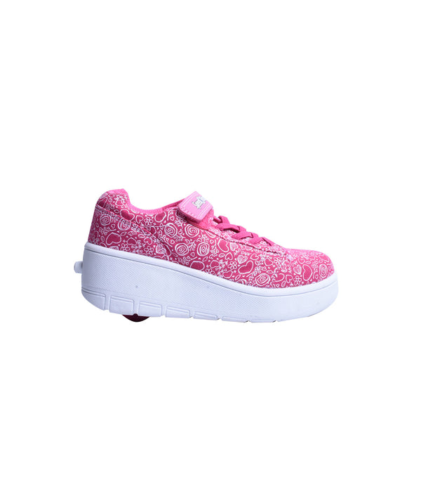 Tenis Patín Para Niña Speed Rollers Corazones Rosa